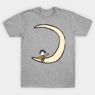 Moon and guitar T-Shirt